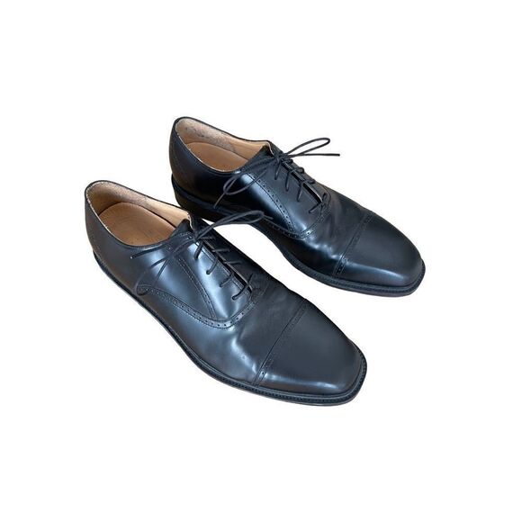 Rockport Mens Black Lace Up Square Toe Leather Comfort Oxford Shoes Size 11.5 main image 4